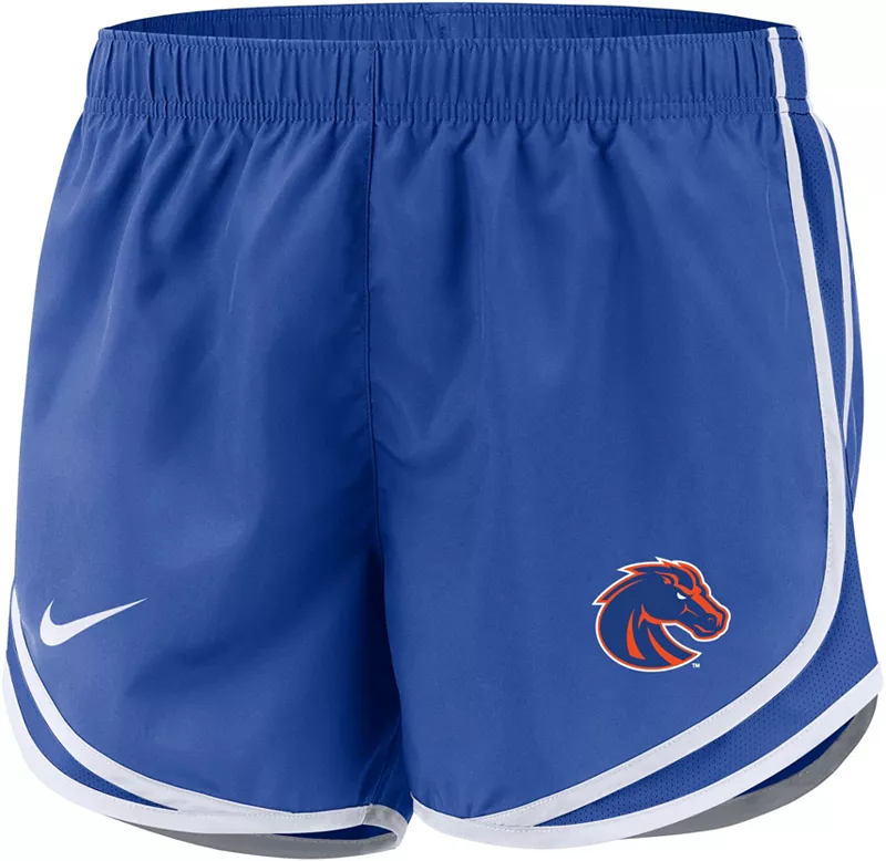 

Женские синие шорты Nike Boise State Broncos Dri-FIT Tempo