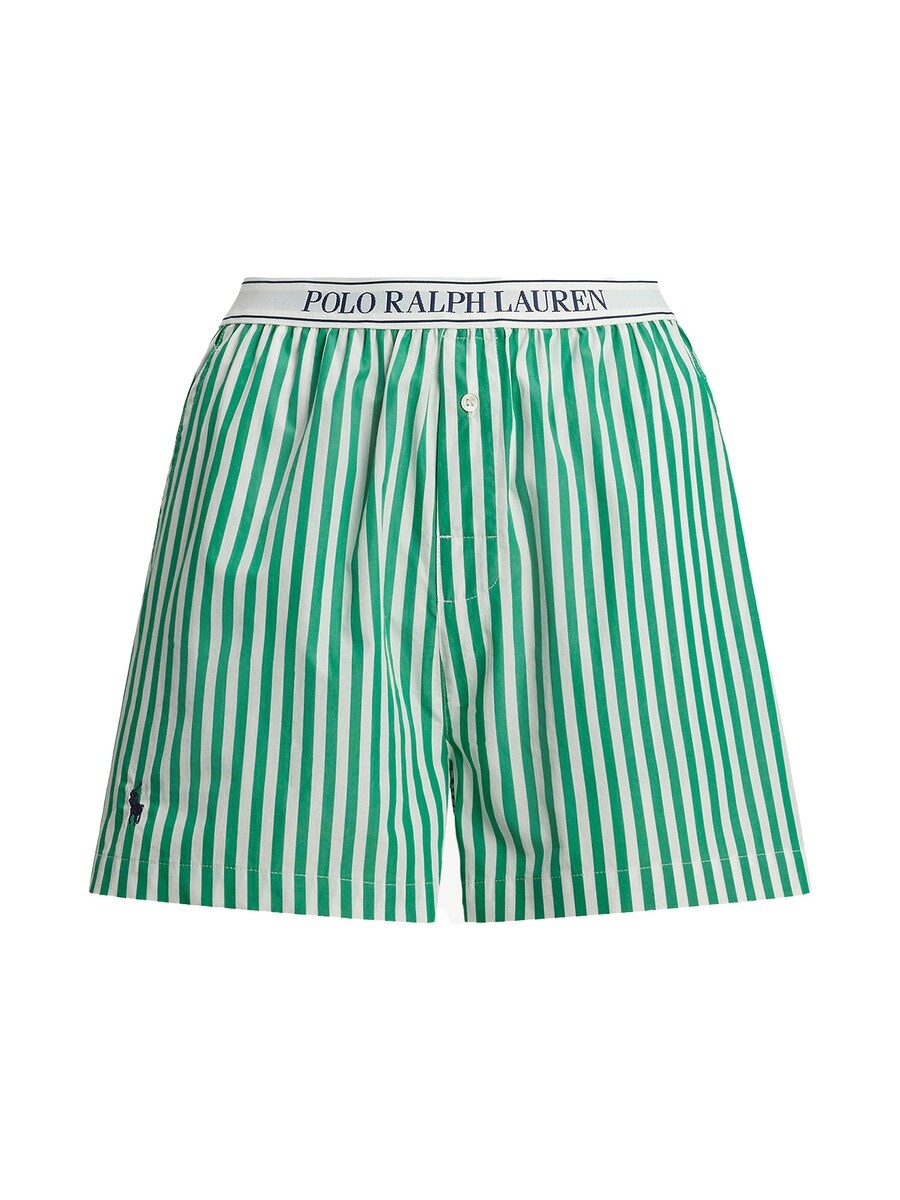 

Короткий пижамный комплект Polo Ralph Lauren Boxer, цвет Green/White
