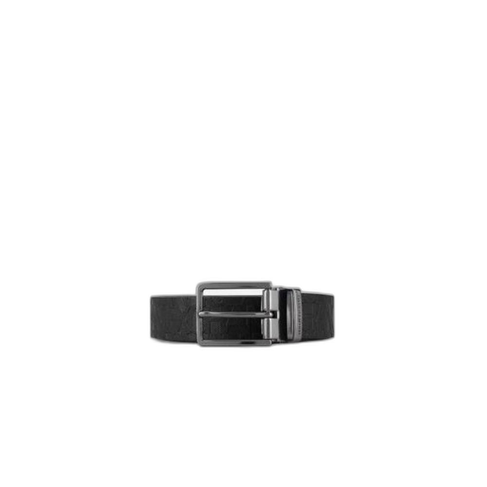 

Черный полиэстеровый ремень Armani Exchange
