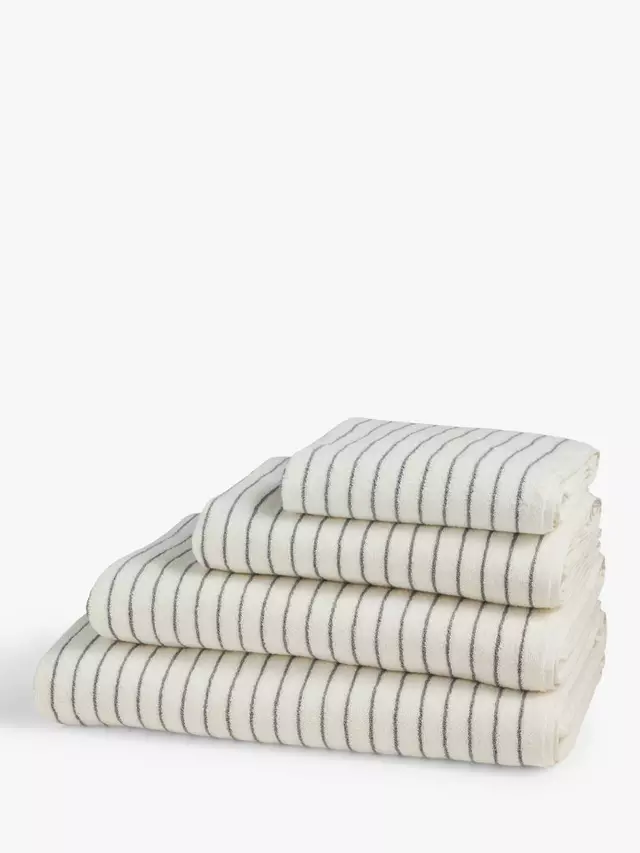 

Полотенце John Lewis Egyptian Fine Stripe, цвет dove/grey
