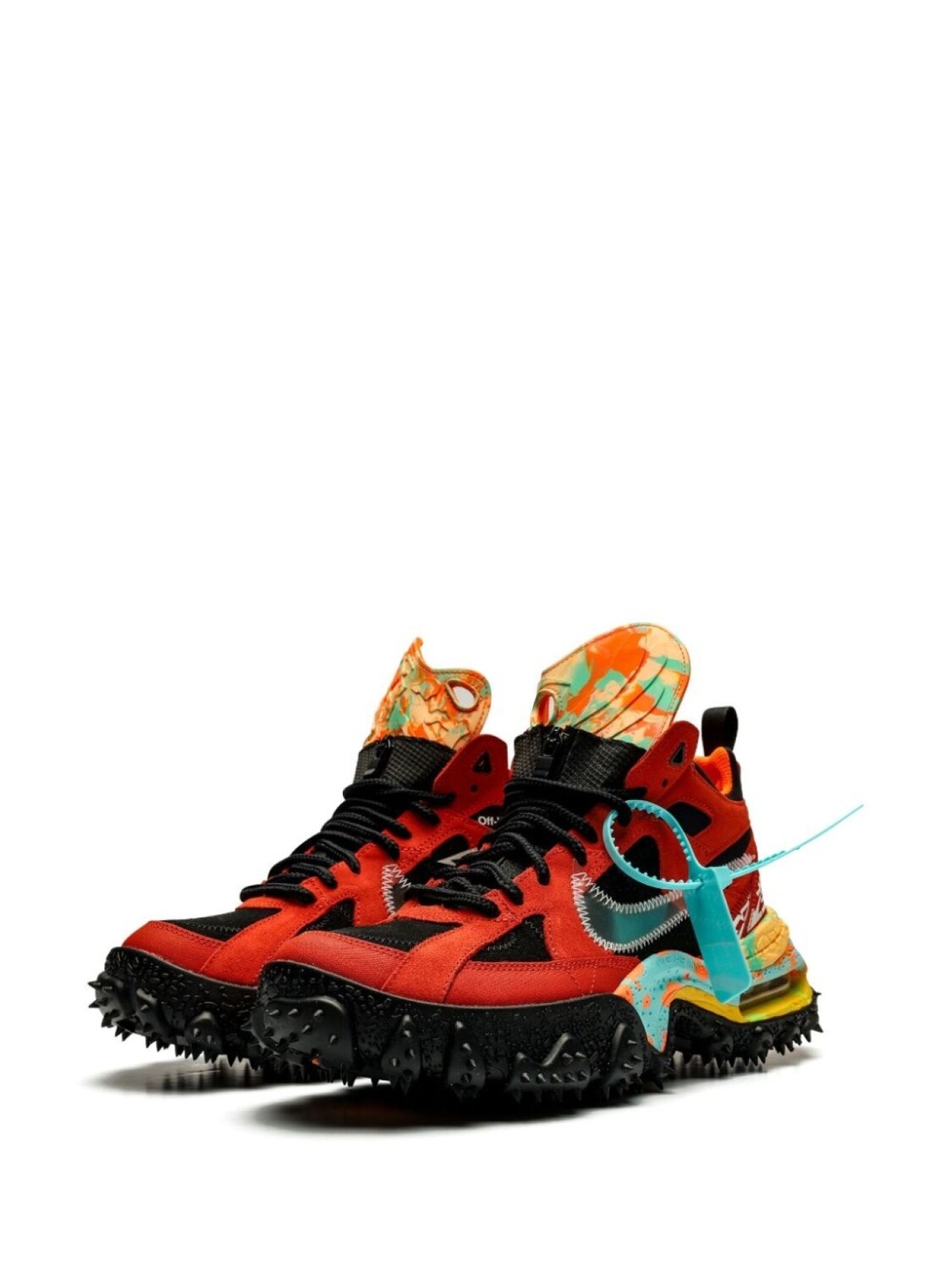 Кроссовки Air Terra Forma Mantra Orange Nike X Off-White, красный — фото 3