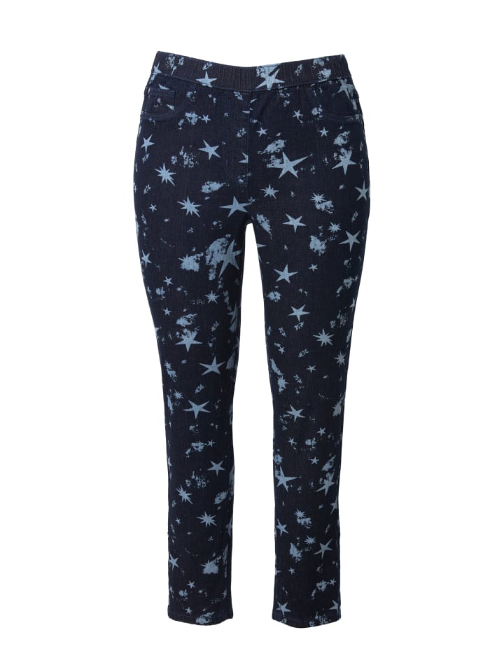 

Джинсы из темно-синего денима Angel of Style