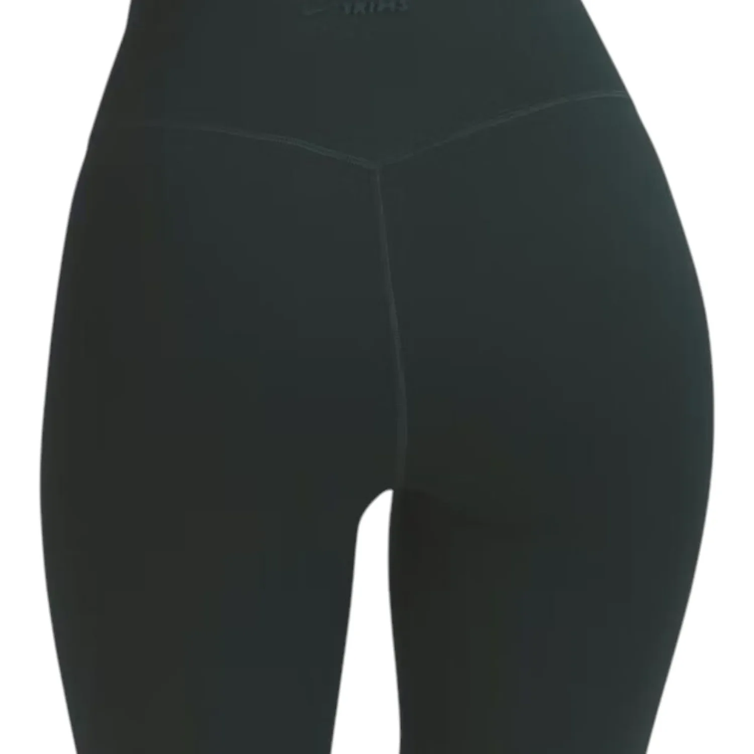 (WMNS) Nike x SKIMS Матовые леггинсы с высокой талией и расклешенным кроем, цвет «Темно-бирюзовый», зеленый — фото 4