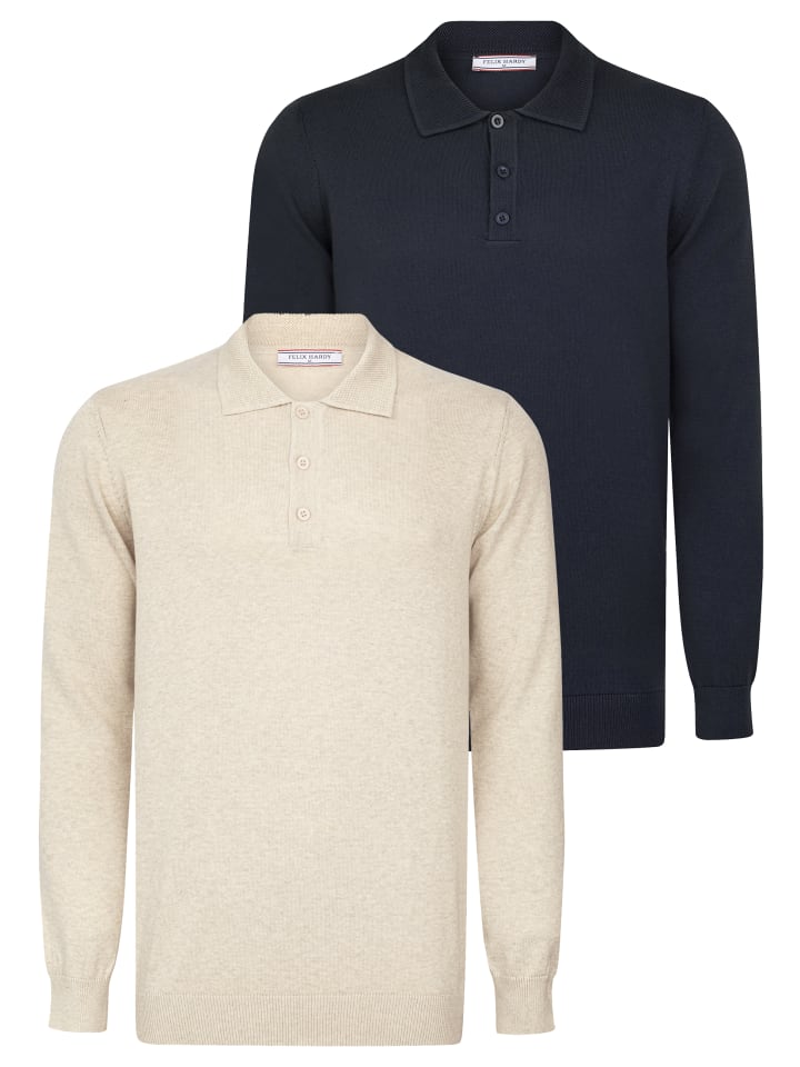 

Felix Hardy Свитер бежево-синего цвета