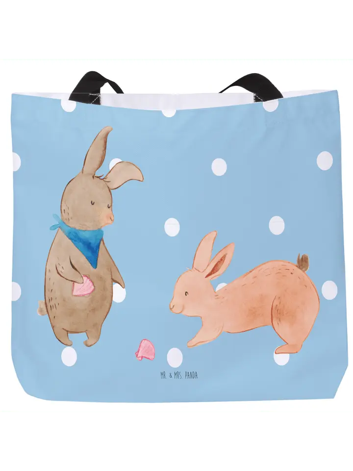 

Шоппер Mr. & Mrs. Panda, цвет blau pastell