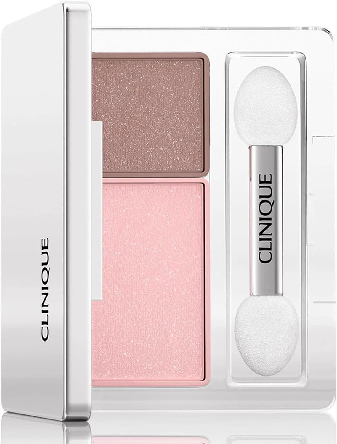 Тени для век Clinique All About Shadow Duo 14 Strawberry Fudge, 2.2 г, розовые