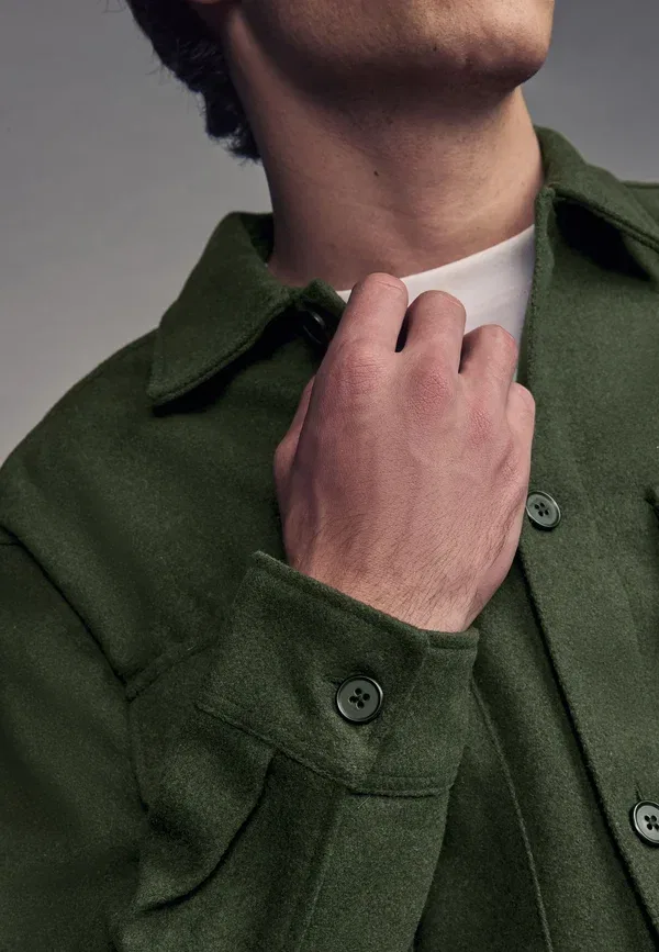Куртка летняя Regular fit twin pocket Next, зелёный — фото 2