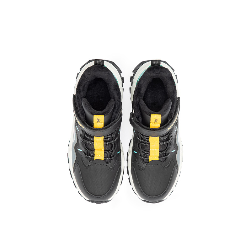 XTEP Теплая противоскользящая устойчивая к истиранию утепленная обувь Black Contour Gray Kids' — фото 4