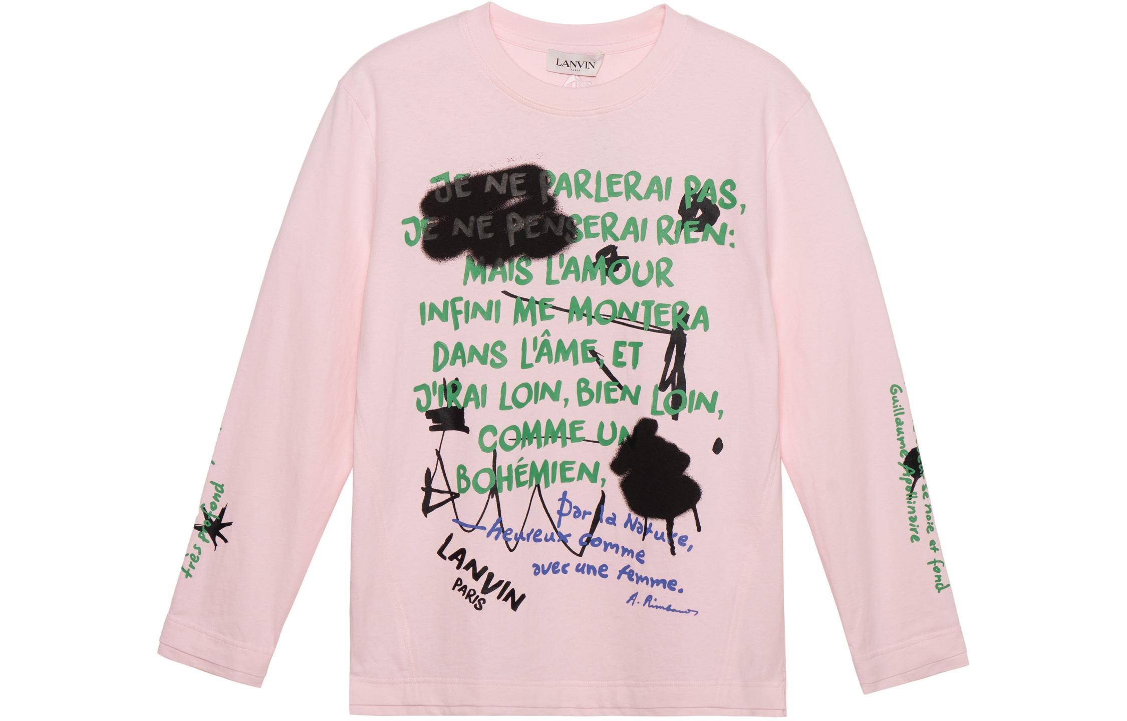 

Lanvin Футболка унисекс розовые