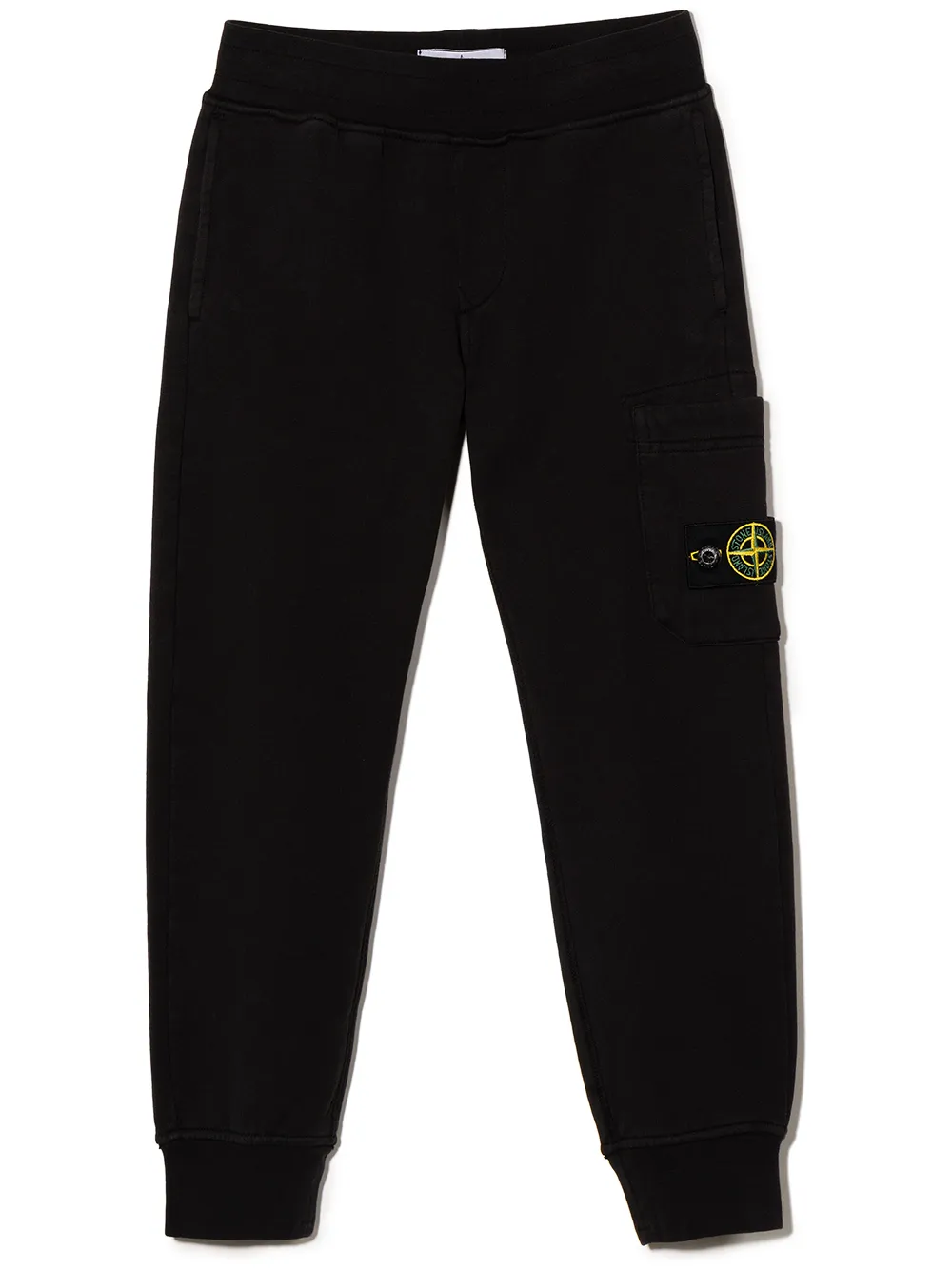 

Спортивные брюки с нашивкой Compass Stone Island Junior, черный
