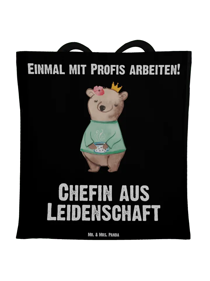 

Сумка для переноски Mr & Mrs Panda Chefin Leidenschaft, черный