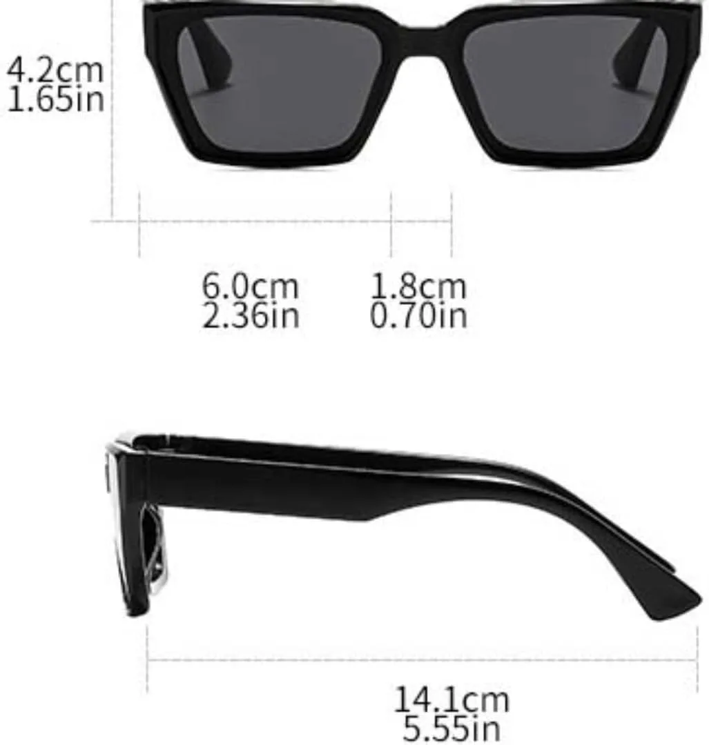 

Классические солнцезащитные очки для мужчин, модные винтажные, трендовые женские, роскошные панк-очки, большие оправы, защита от УФ-излучения UV400 TKKTLLT, Blue-blue