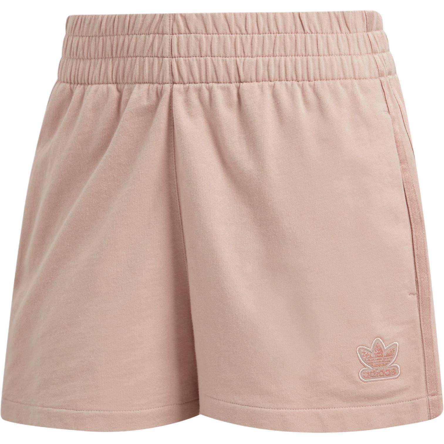 

Женские повседневные шорты серо-розовые Adidas Originals