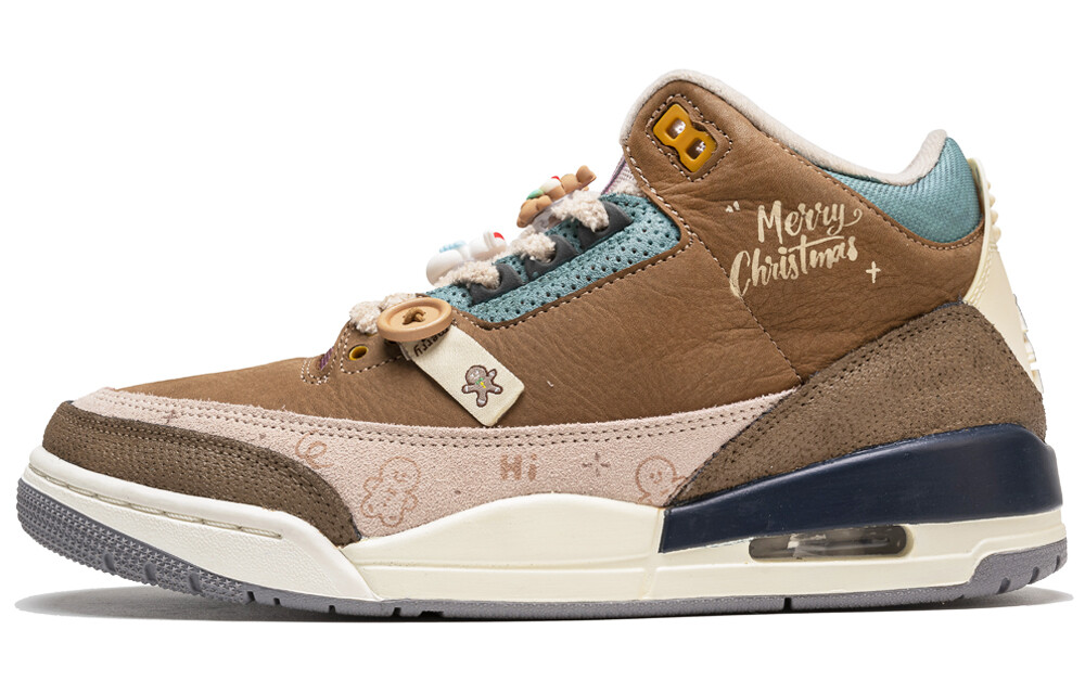

Jordan Air Jordan 3 винтажные баскетбольные кроссовки мужские, Dark Brown