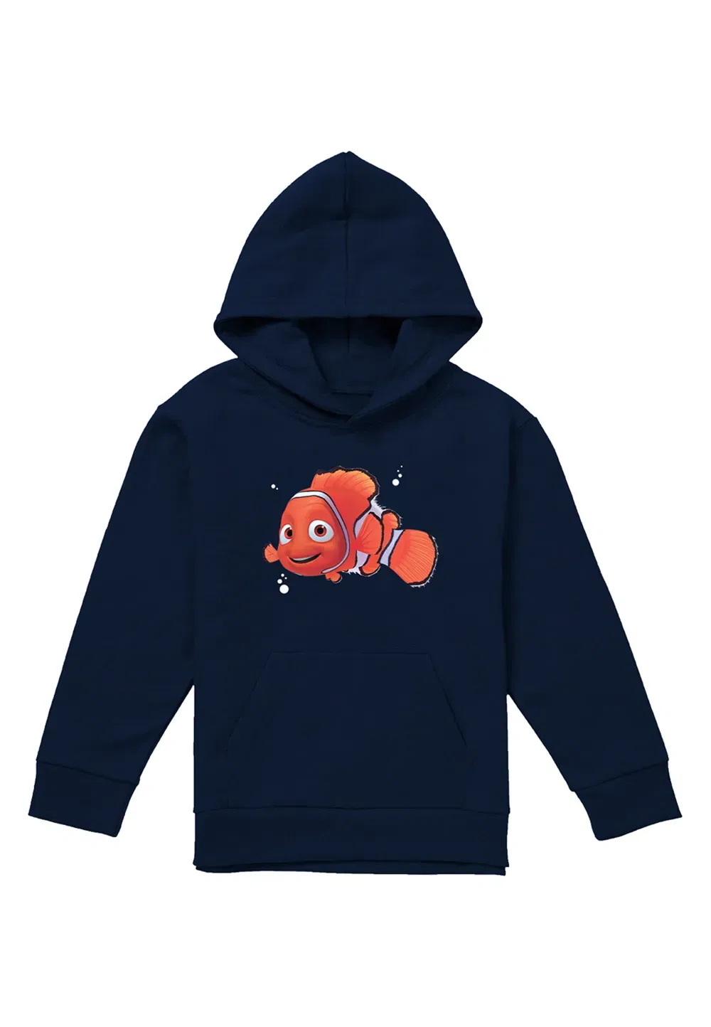 Детский худи с принтом Finding Nemo Disney, темно-синий — фото 4