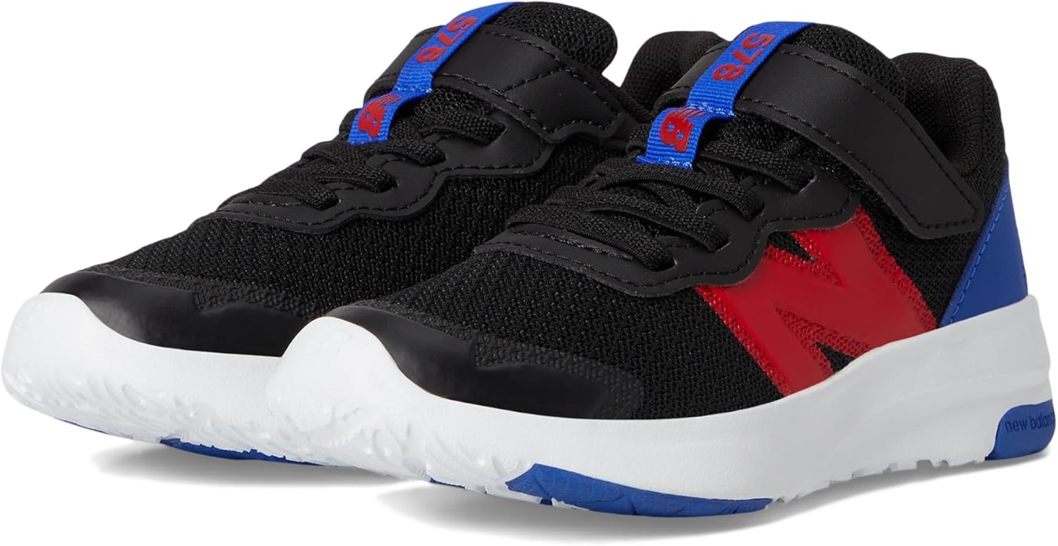 Кроссовки New Balance Kids' Dynasoft 578 V1 на липучках, черный/красный