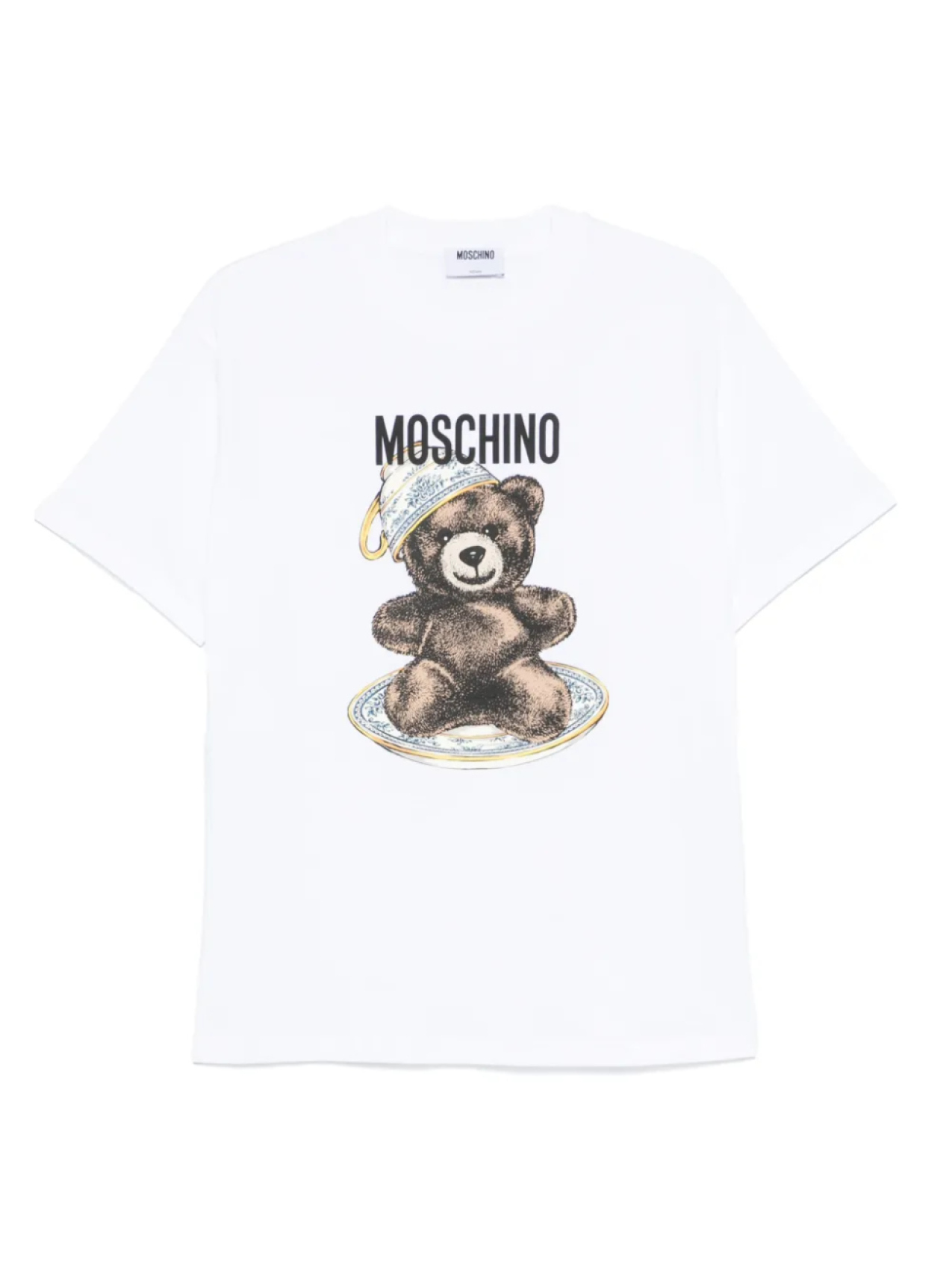 

Футболка с логотипом Moschino, белый