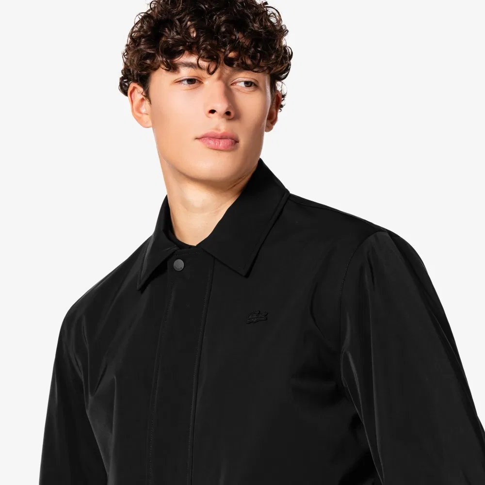 Мужская куртка-сафари чёрного цвета от Lacoste — фото 2