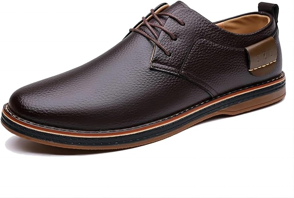 

Мужские повседневные лоферы из кожи для офиса, удобная обувь для ходьбы, ручная работа, простой дизайн, туфли Asifn, коричневый