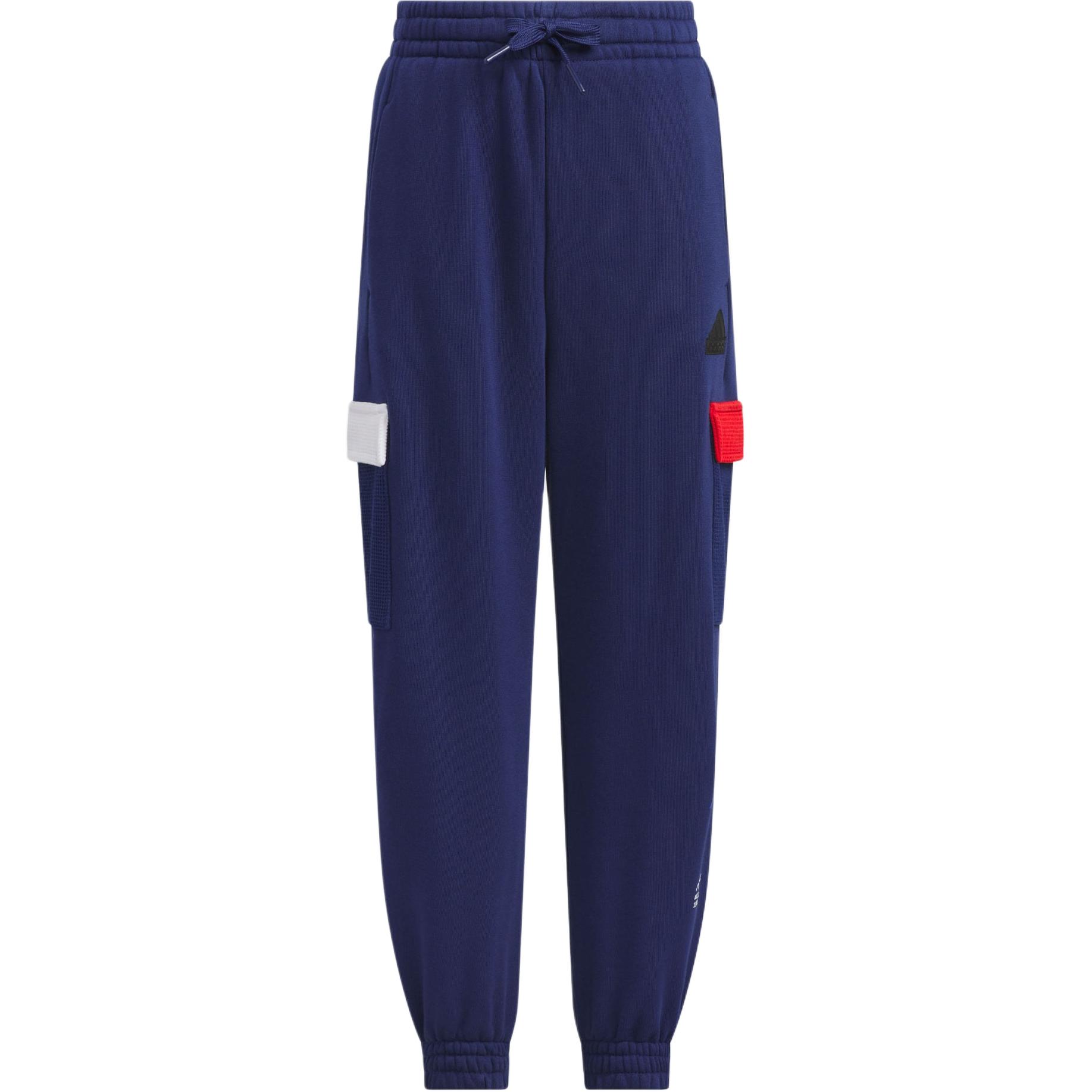 Adidas Детские вязаные спортивные штаны Sportswear Collection, темно-синие — фото 3
