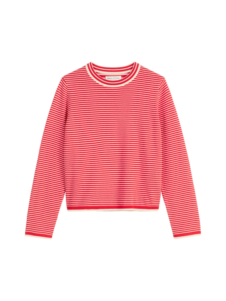 

Marc O'Polo Полосатый свитер, стандартный размер, ярко-красного цвета