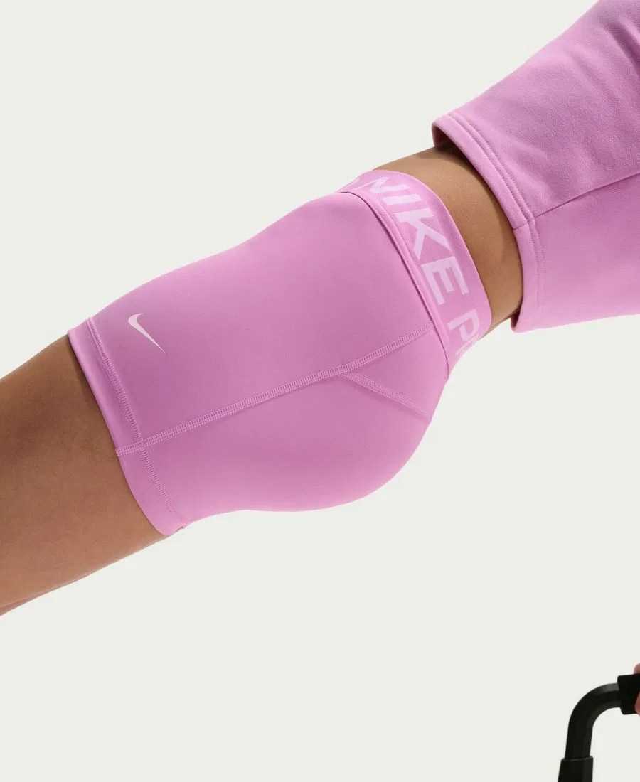Женские велосипедные шорты со средней посадкой Nike, Lt Magenta/White — фото 2