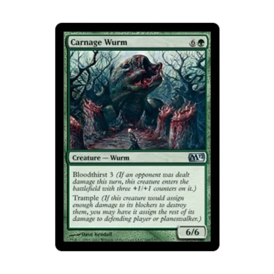 

CCG Карнаж Вурм (U), MTG - Magic 2012