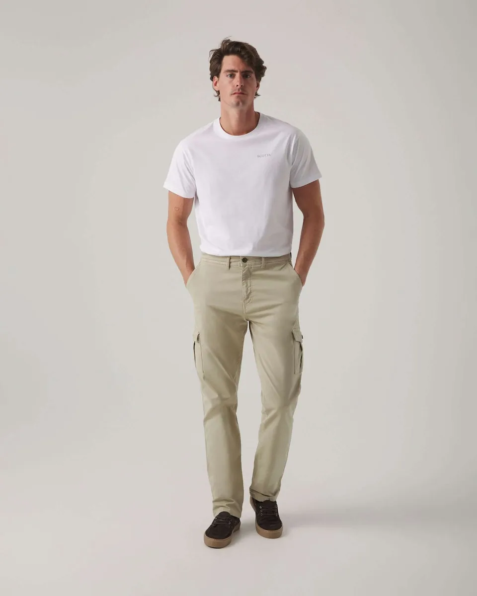 

Мужские брюки карго прямого кроя Scotta 1985, бежевый