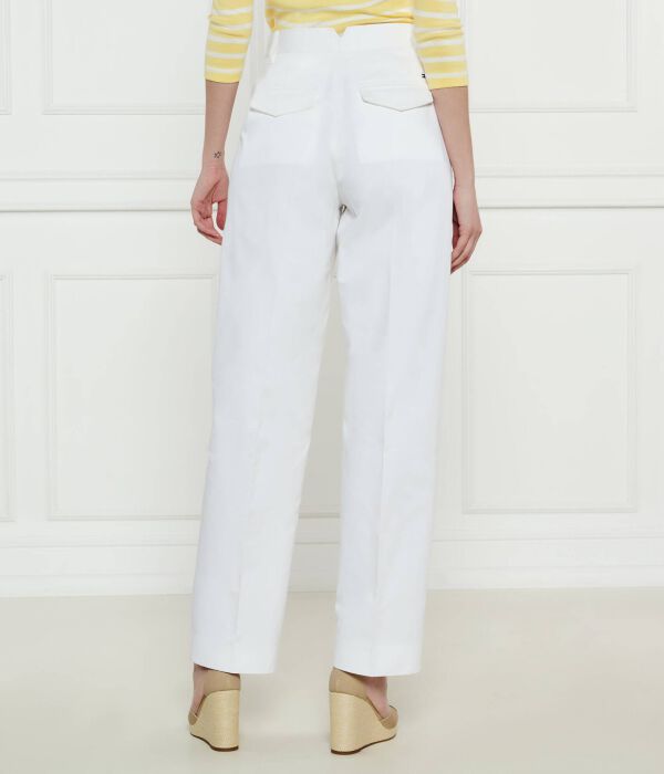 Брюки чинос бочка Relaxed fit Tommy Hilfiger, белый — фото 3