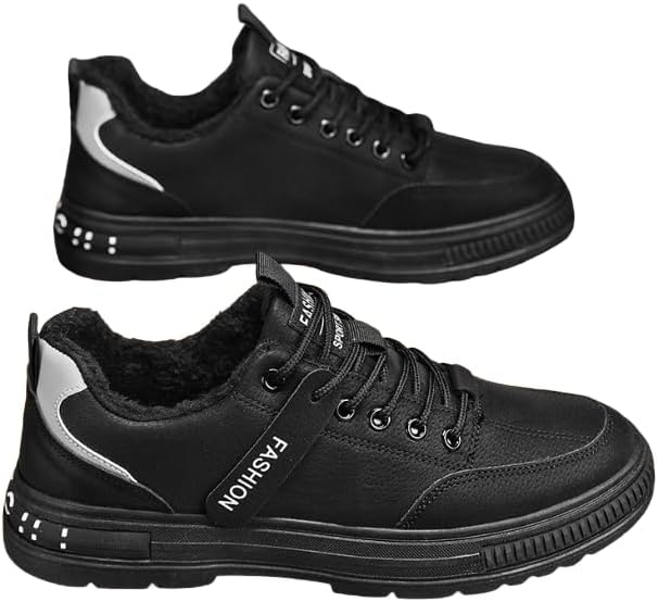 

Мужские повседневные кроссовки для офиса, дышащие сетчатые прогулочные и теннисные удобные обувь Hhhchpm, черный