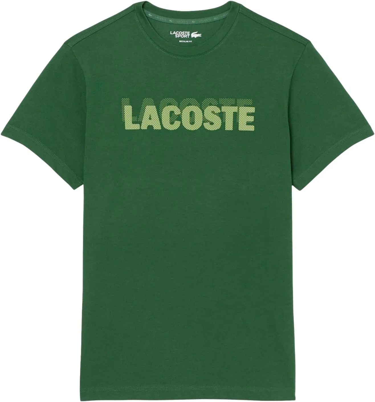 Футболка Lacoste Green/Birch — фото 4
