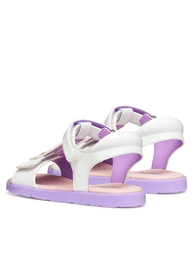 Geox Сандалии J Sandal Joyfoot Gir J65P1C 000HH C0761 M белые — фото 3
