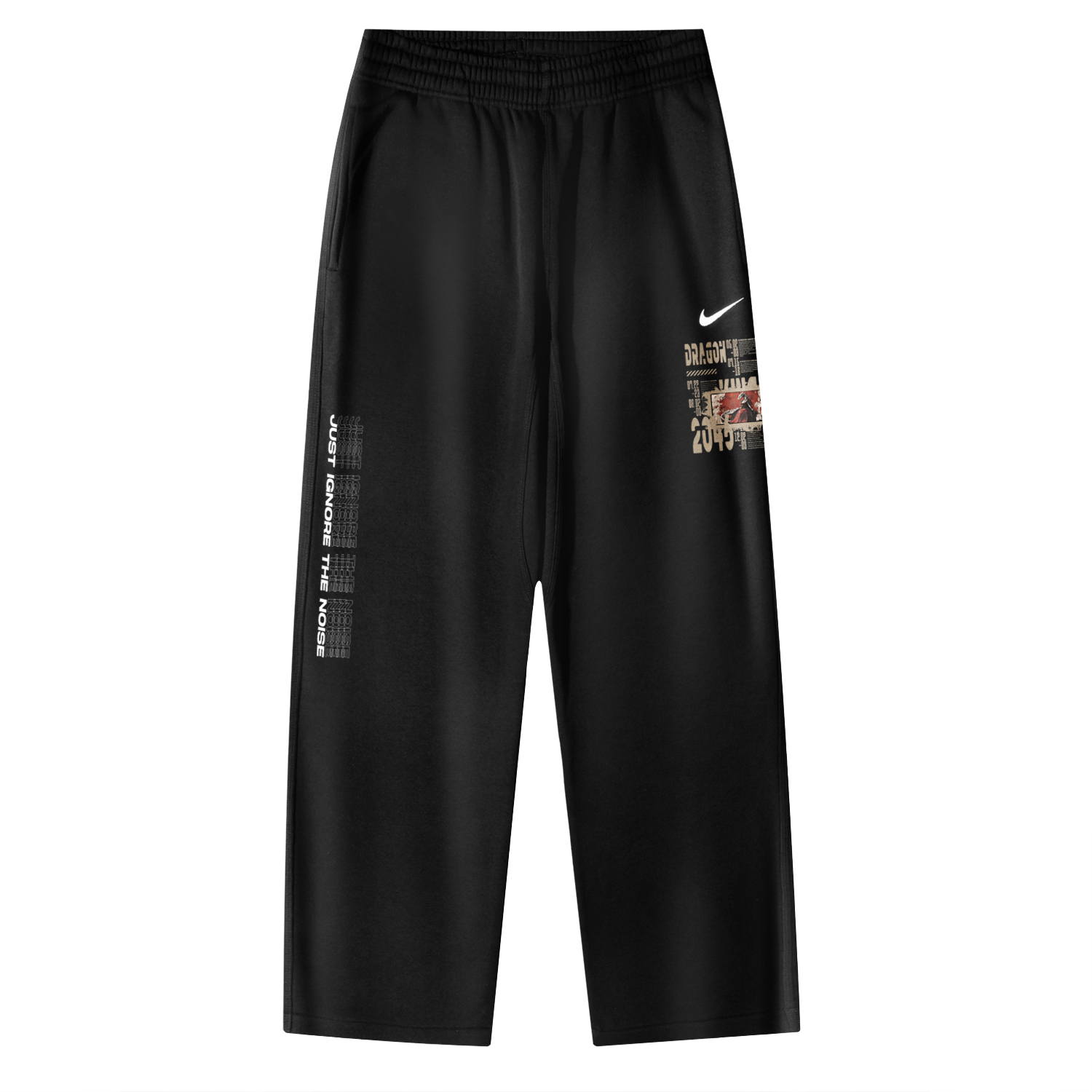 

Nike Клубные брюки AS OH Pant Swoosh NF вязаные спортивные штаны Unisex черные