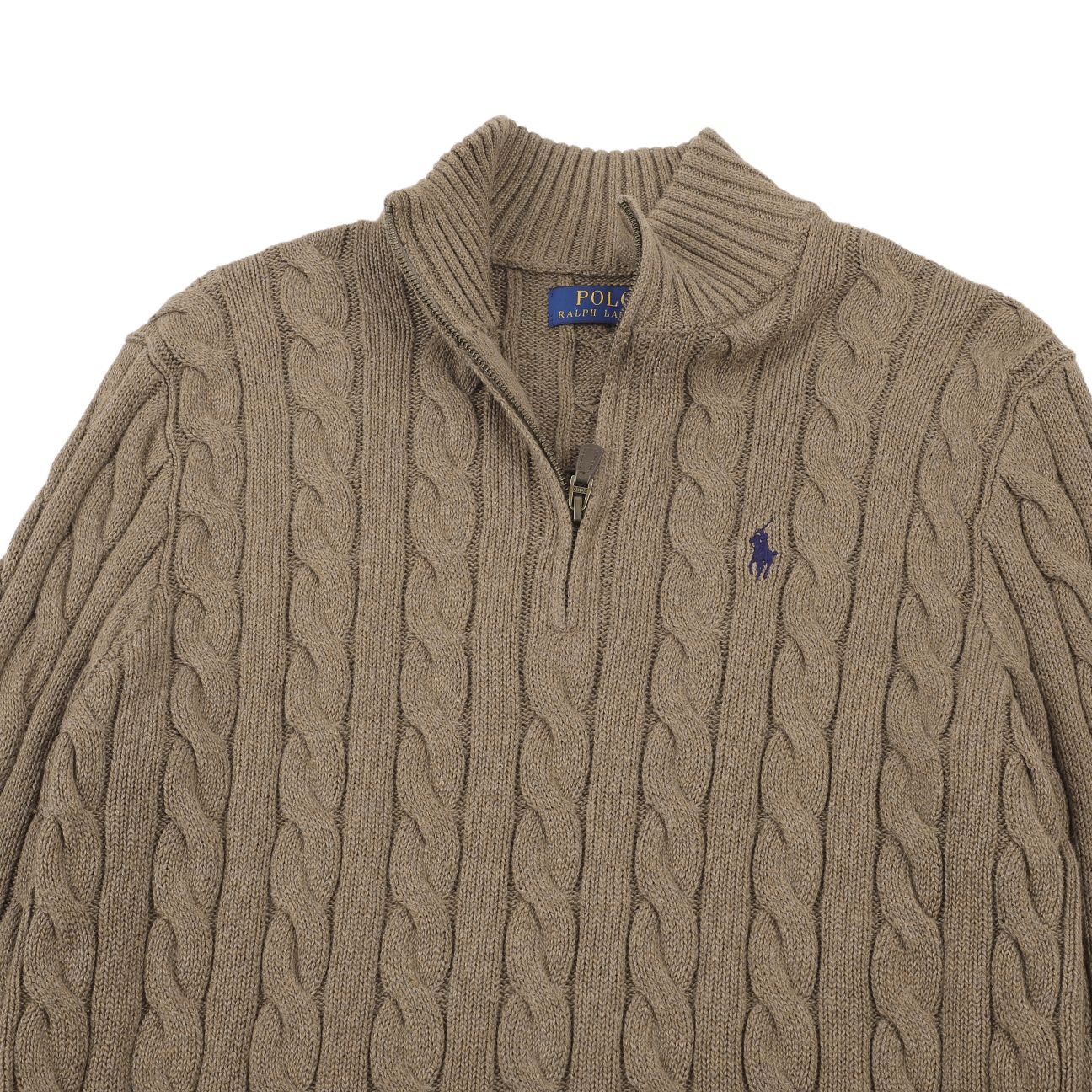Мужская трикотажная одежда FW25 Polo Ralph Lauren, maillard style коричневый — фото 4