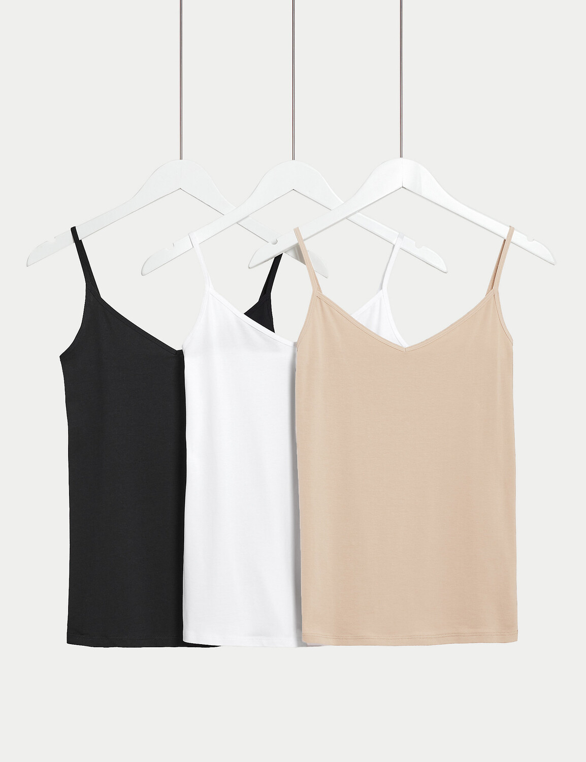 

3-х хлопковые жилеты с ремешками Marks & Spencer