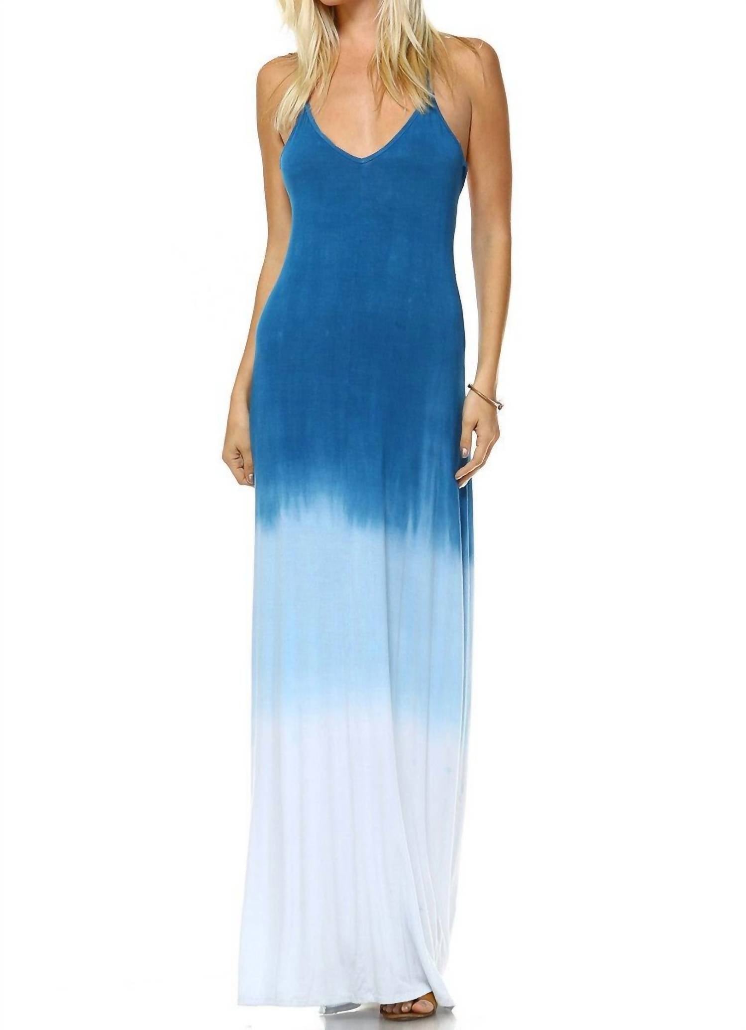 

Платье-бюстье Oh So Soft с омбре в синих тонах URBAN X