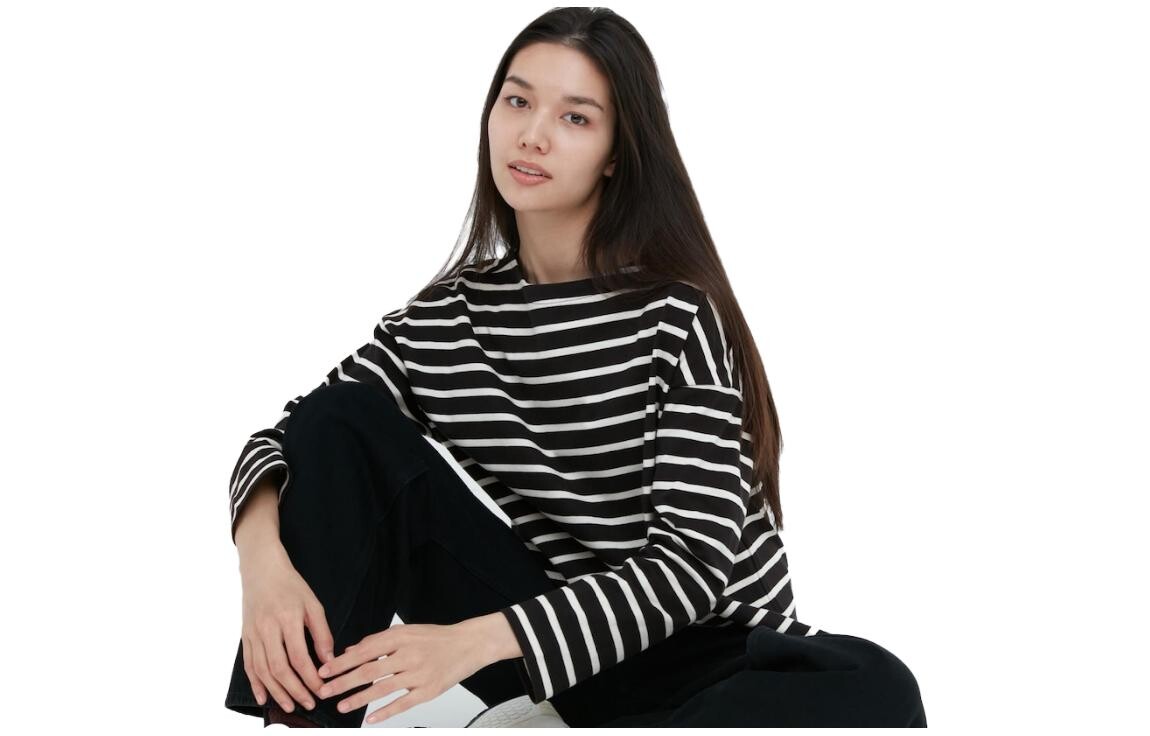 

UNIQLO Женская футболка, цвет Black