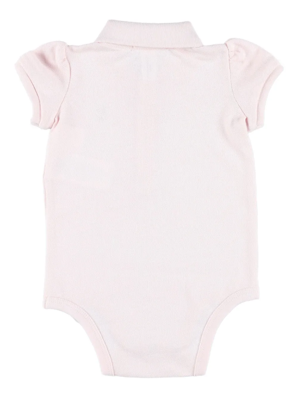 Комплект боди с вышитым логотипом Polo Ralph Lauren Kids, розовый — фото 2