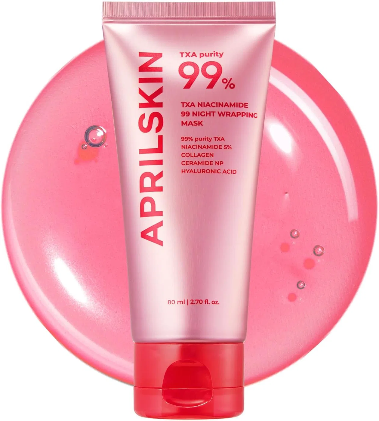 Маска для лица Aprilskin — Ночная TXA Niacinamide 99 Overnight Trapping Mask, 80 мл