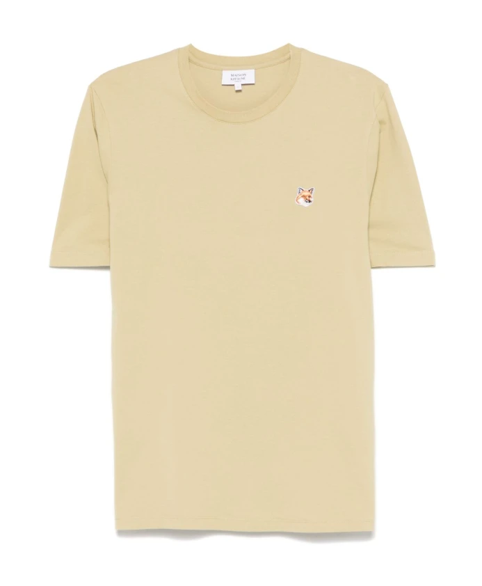 

Зеленые футболки и поло с круглым вырезом Maison Kitsunã, зеленый