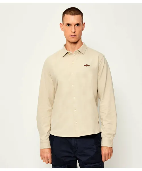 

Рубашка Regular fit Aeronautica Militare, бежевый