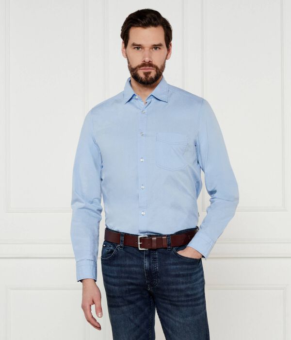 

Рубашка remiton_m Regular fit Boss Orange, синий