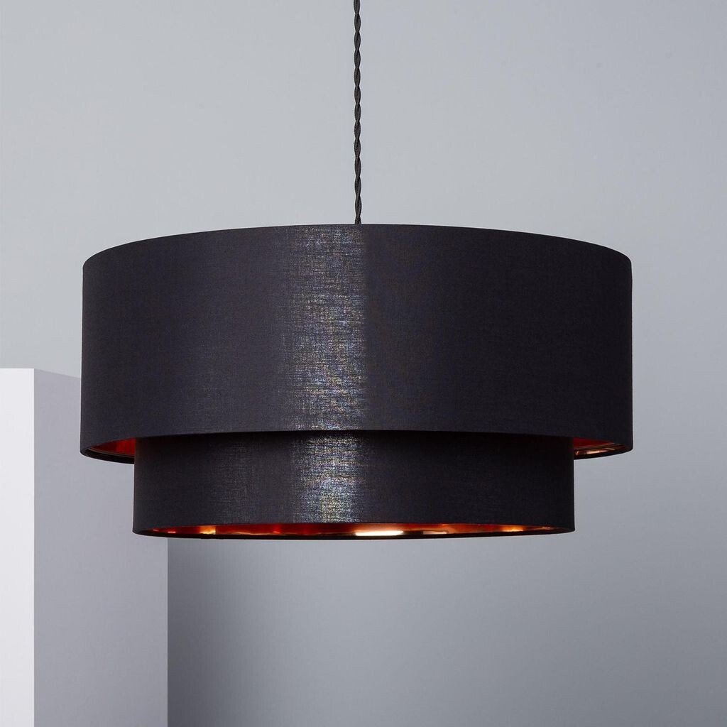 

Textile Reflect Duo подвесной светильник черный LEDKIA