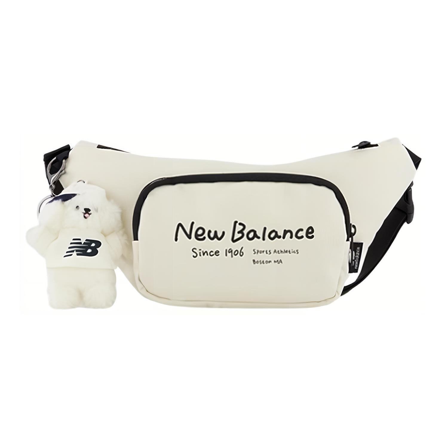 

New Balance Тканевый поясной рюкзак унисекс белый, White