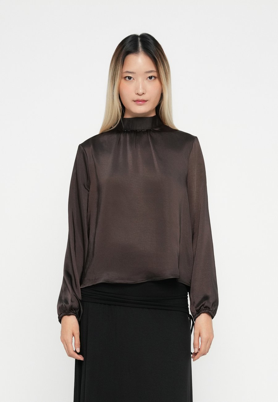 

Блуза Vero Moda VMBEA HIGH NECK , Chocolate Torte/Dark Brown