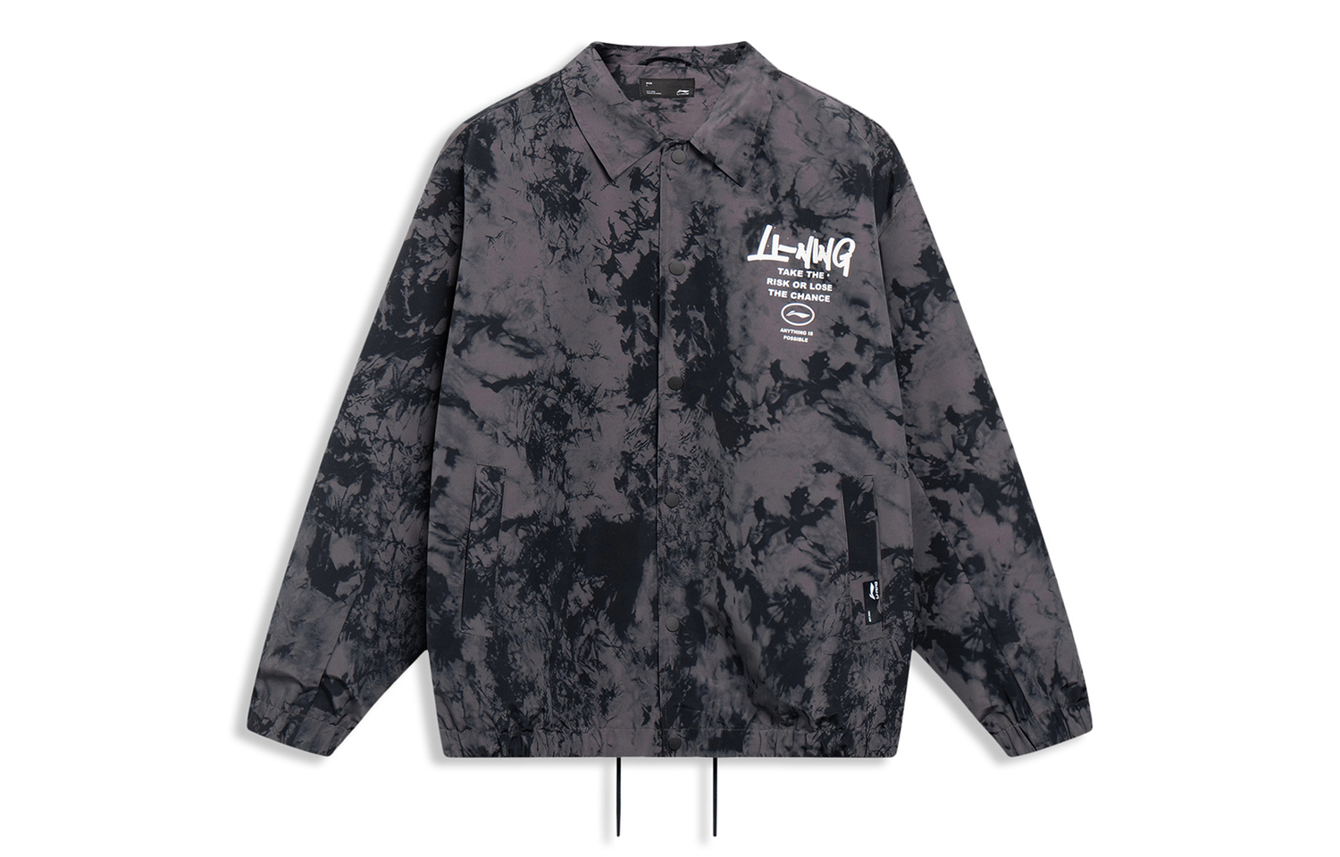 

Куртка LiNing Sports Life Collection мужская черная с принтом по всей поверхности, Черный, Куртка LiNing Sports Life Collection мужская черная с принтом по всей поверхности