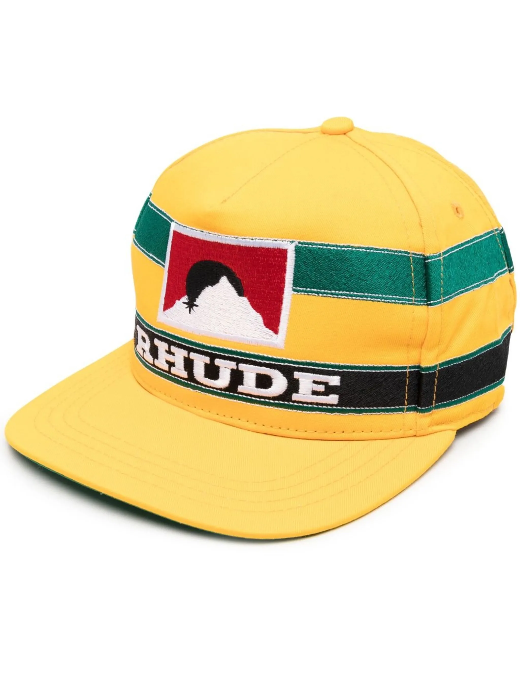 

Бейсболка с нашивкой-логотипом Rhude, желтый