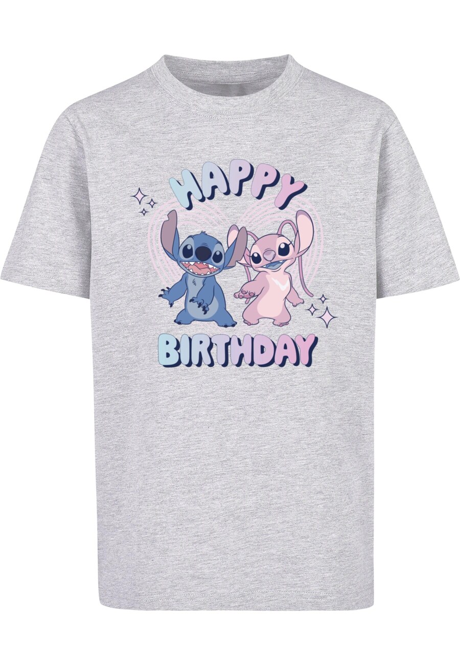 

Рубашка ABSOLUTE CULT Lilo and Stitch - Happy Birthday, пятнистый серый