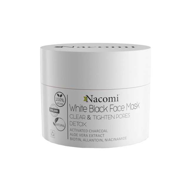

Белая черная маска для лица Nacomi, 50 мл
