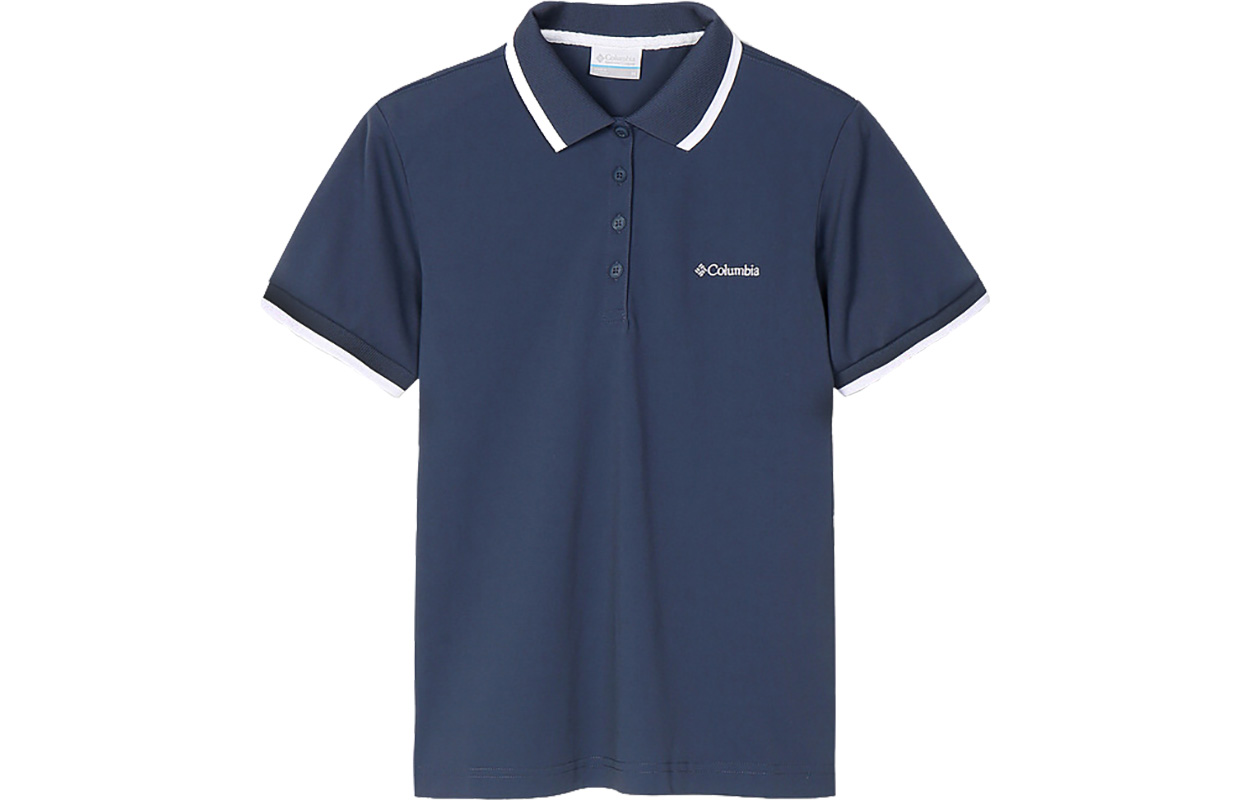 

Columbia Женская поло темно-синего цвета